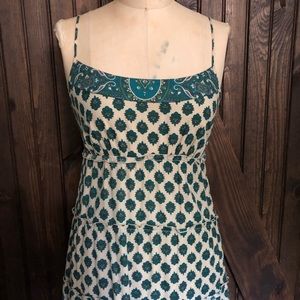 Juicy Couture Vintage BoHo Print Maxi Dress Size 6